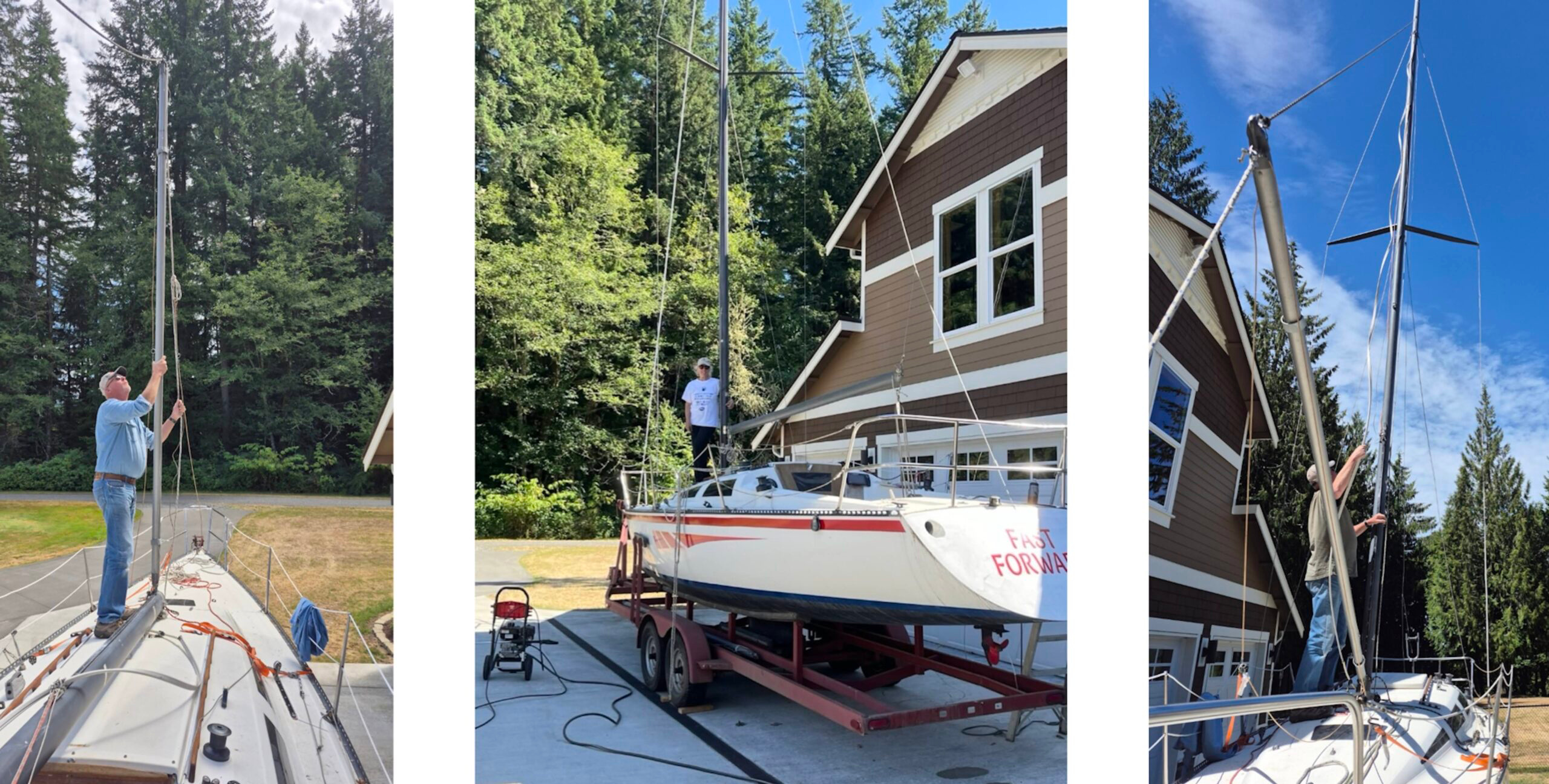 Raising the Mast